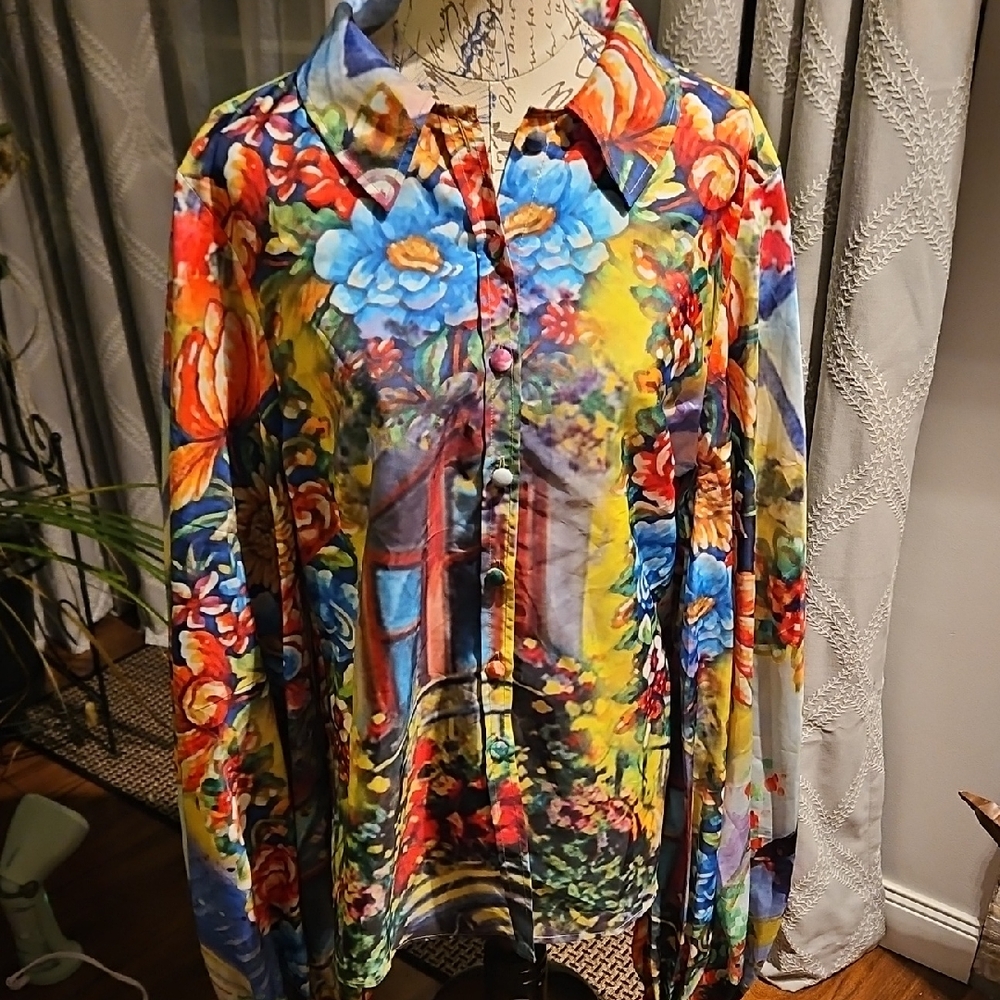 Sai Sankoh 100% Polyester Top- L